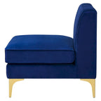 Divano Sezionale a 6 Pezzi Triumph in Velluto Performance con Canale Tufted