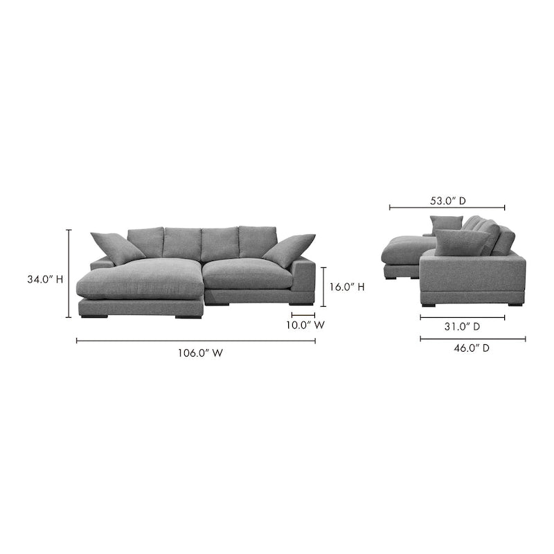 Canapé d'angle contemporain réversible Aurelle Home