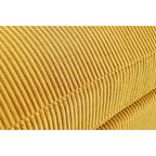 Canapé d'angle en velours côtelé 260 cm Us Pride Furniture Payan