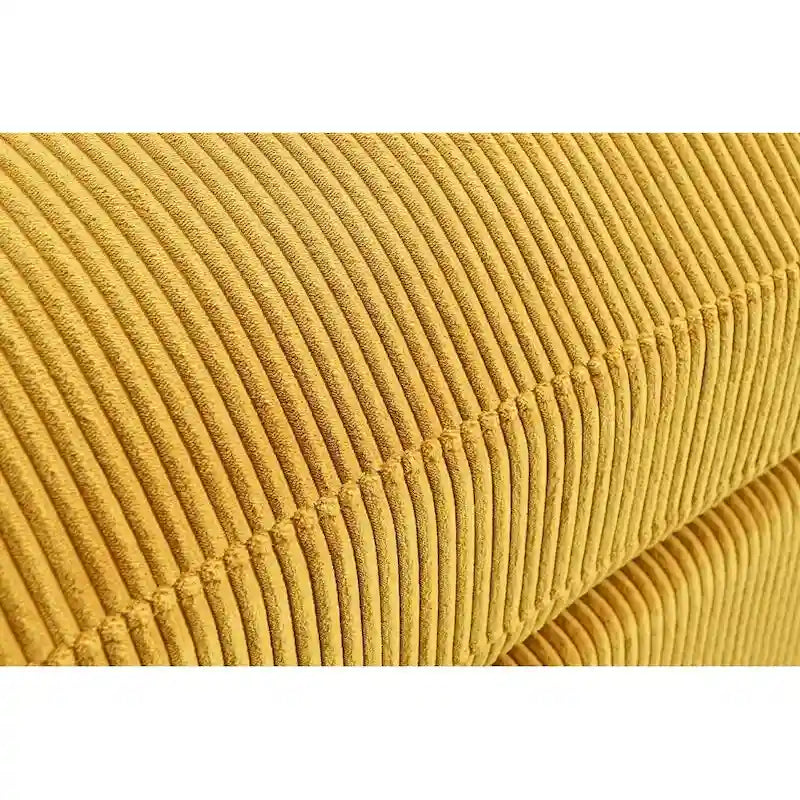 Canapé d'angle en velours côtelé 260 cm Us Pride Furniture Payan