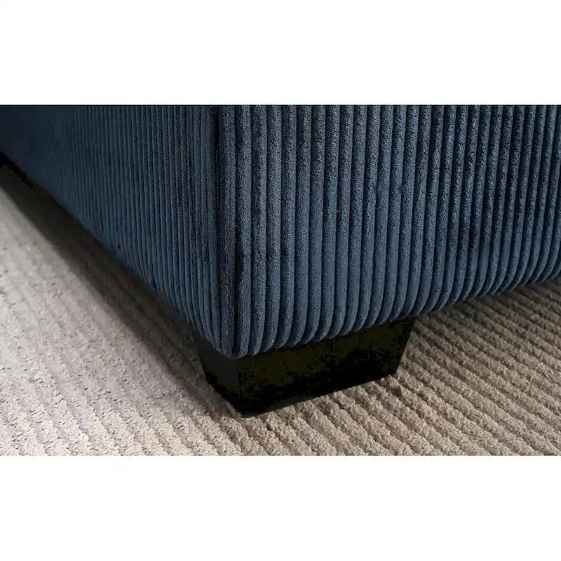 Canapé d'angle en velours côtelé 260 cm Us Pride Furniture Payan