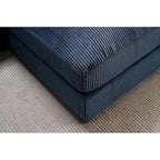 Canapé d'angle en velours côtelé 260 cm Us Pride Furniture Payan