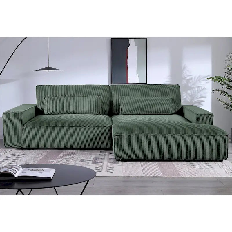 Divano componibile di lusso con telaio in legno sovradimensionato US Pride Furniture 105.52W