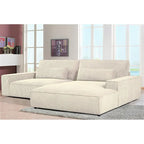 Divano componibile di lusso con telaio in legno sovradimensionato US Pride Furniture 105.52W