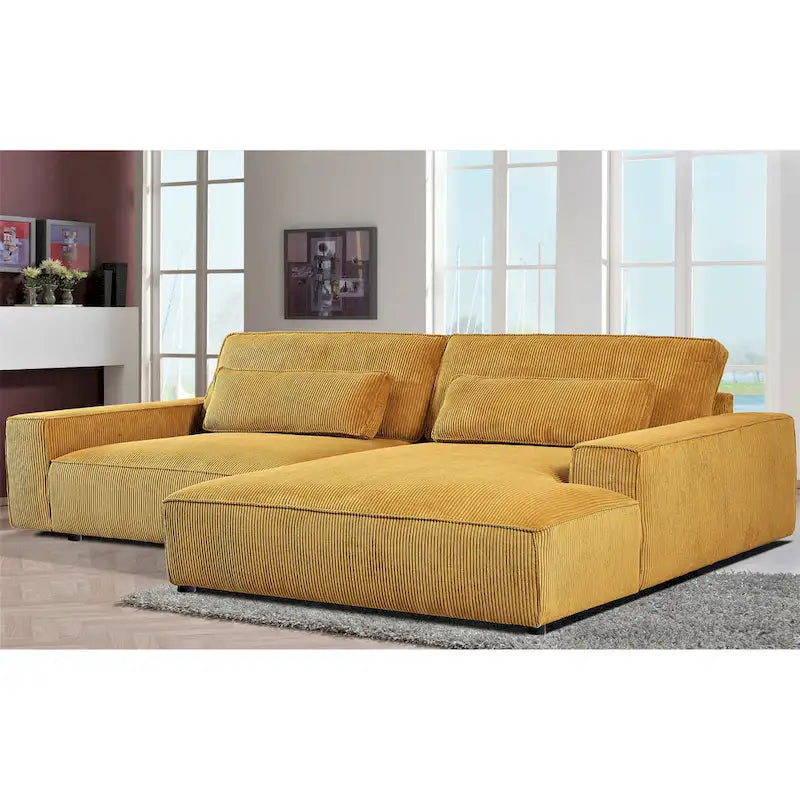 Divano componibile di lusso con telaio in legno sovradimensionato US Pride Furniture 105.52W