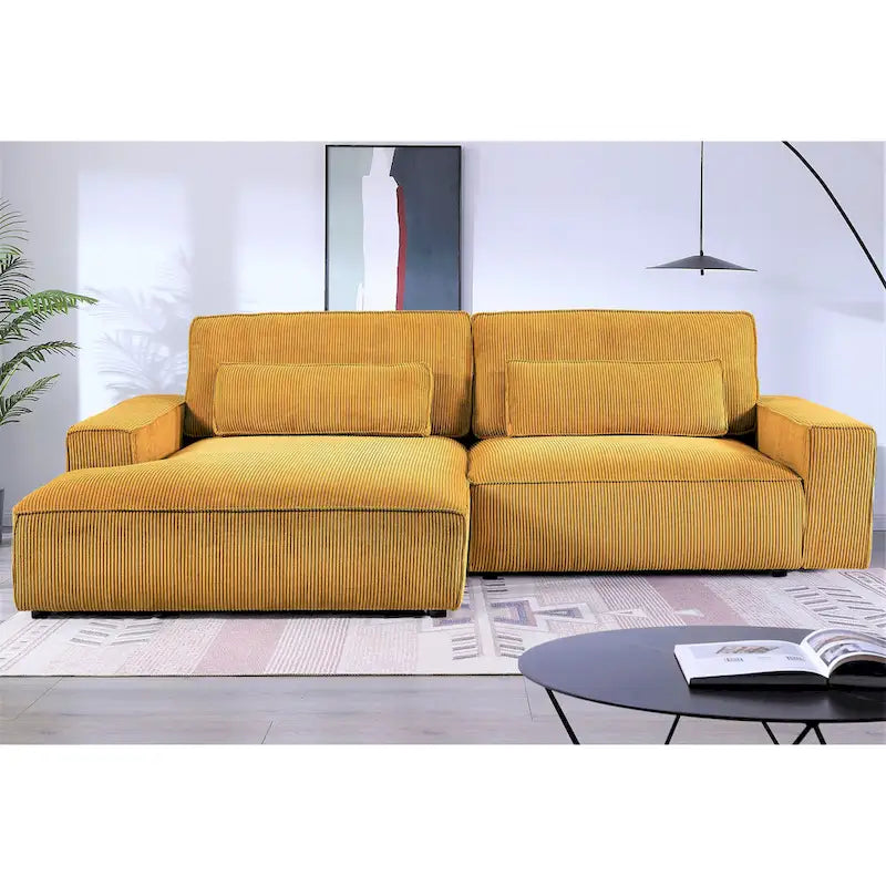 Divano componibile di lusso con telaio in legno sovradimensionato US Pride Furniture 105.52W
