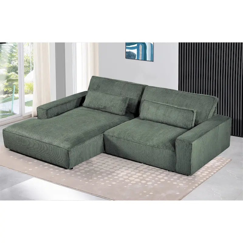 Divano componibile di lusso con telaio in legno sovradimensionato US Pride Furniture 105.52W