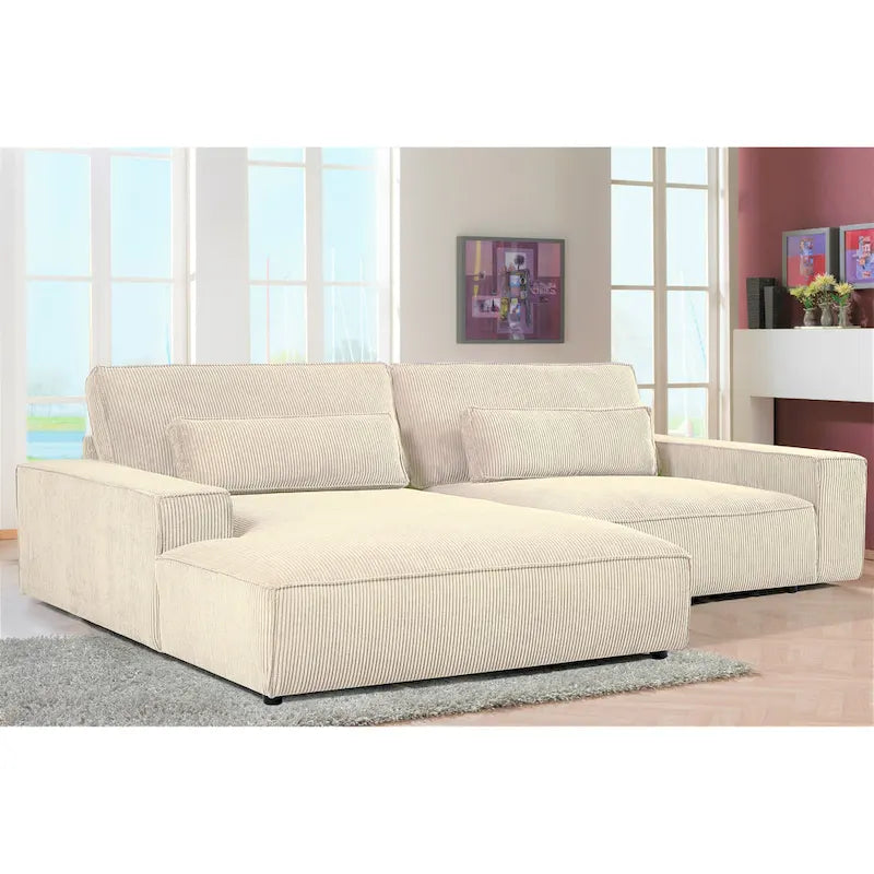 Divano componibile di lusso con telaio in legno sovradimensionato US Pride Furniture 105.52W