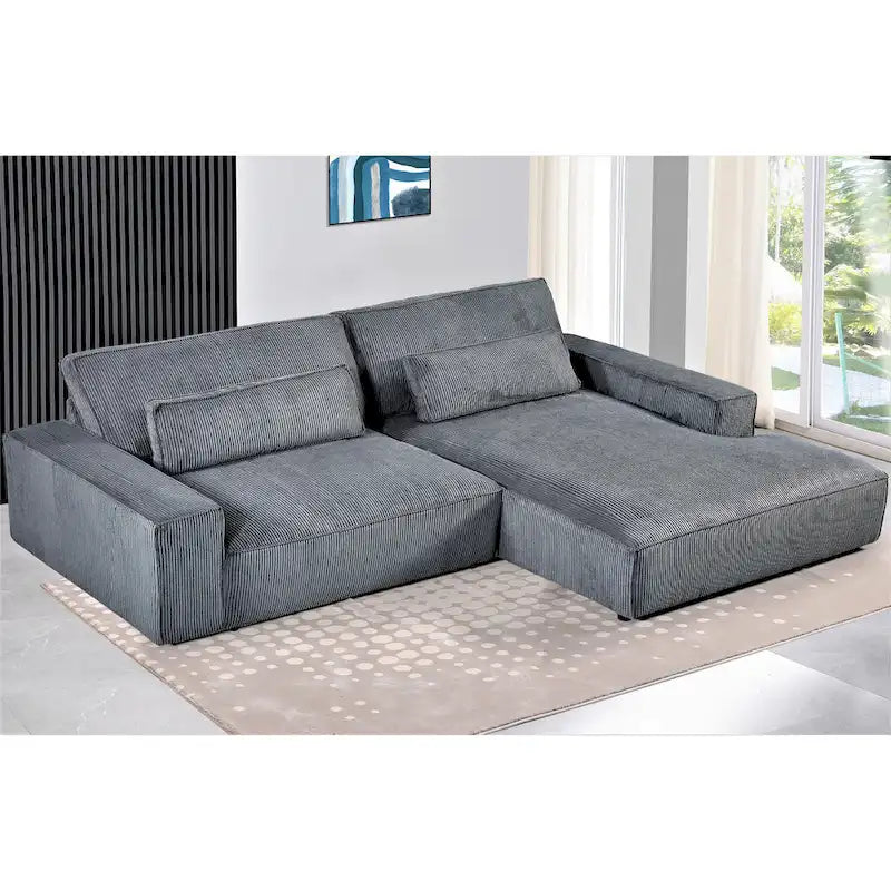 Divano componibile di lusso con telaio in legno sovradimensionato US Pride Furniture 105.52W