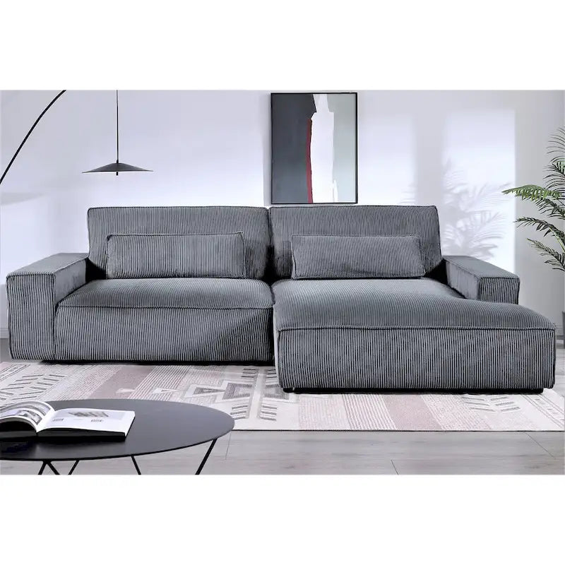 Divano componibile di lusso con telaio in legno sovradimensionato US Pride Furniture 105.52W