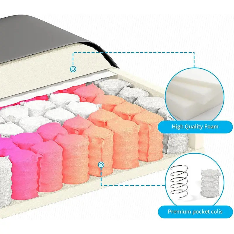 Divano componibile Mixoy Convertible con pouf contenitore, chaise longue reversibile