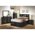 Letto contenitore nero