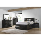 Letto contenitore nero