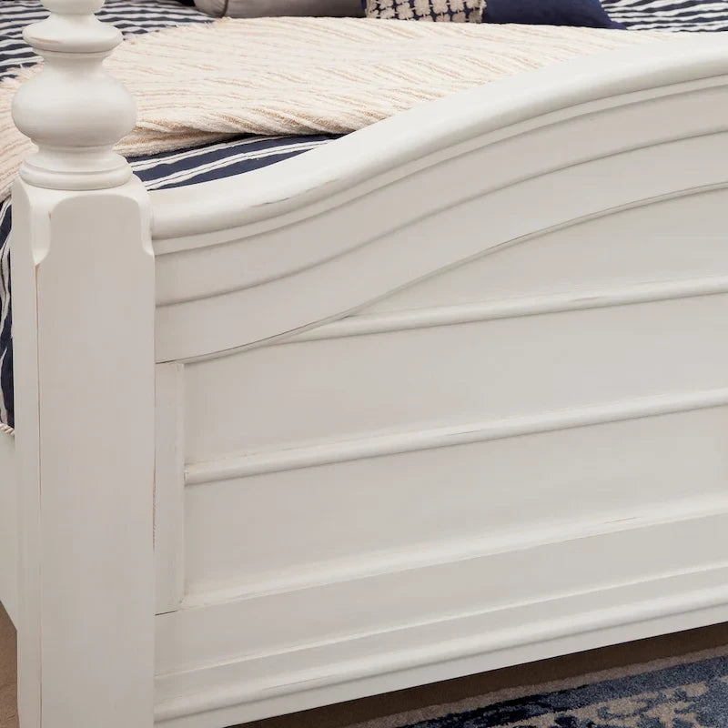 Letto a pannelli Dove White