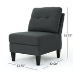 Divano componibile a 5 posti Emmie Mid-century Modern di Christopher Knight Home