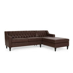 Divano sezionale Furman Contemporary Tufted Chaise di Christopher Knight Home