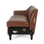 Divano sezionale Furman Contemporary Tufted Chaise di Christopher Knight Home