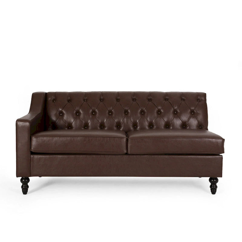 Divano sezionale Furman Contemporary Tufted Chaise di Christopher Knight Home