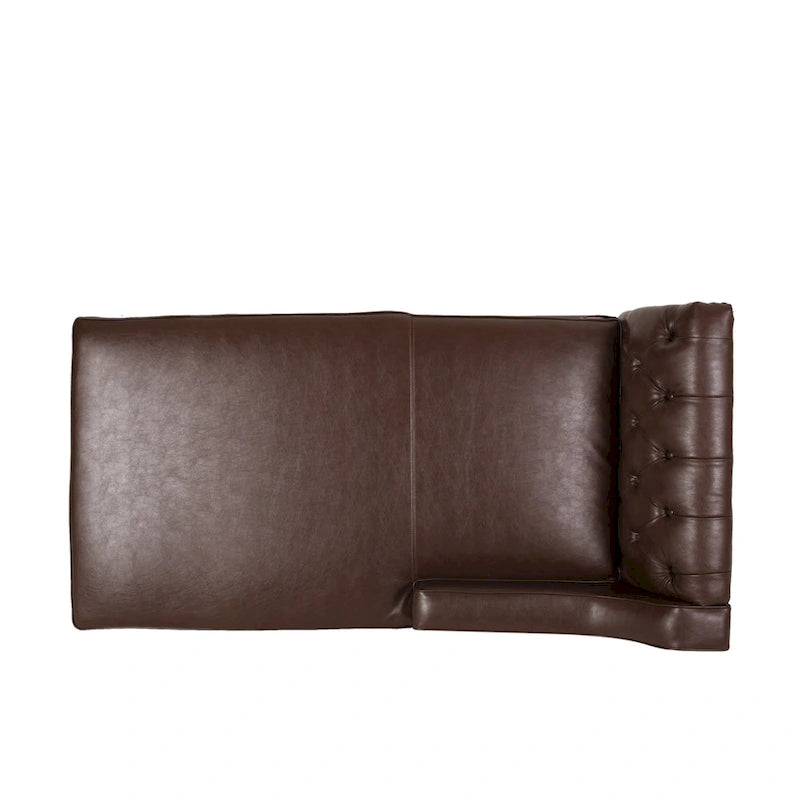 Divano sezionale Furman Contemporary Tufted Chaise di Christopher Knight Home