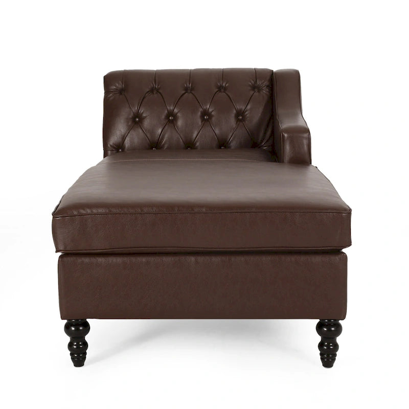 Divano sezionale Furman Contemporary Tufted Chaise di Christopher Knight Home