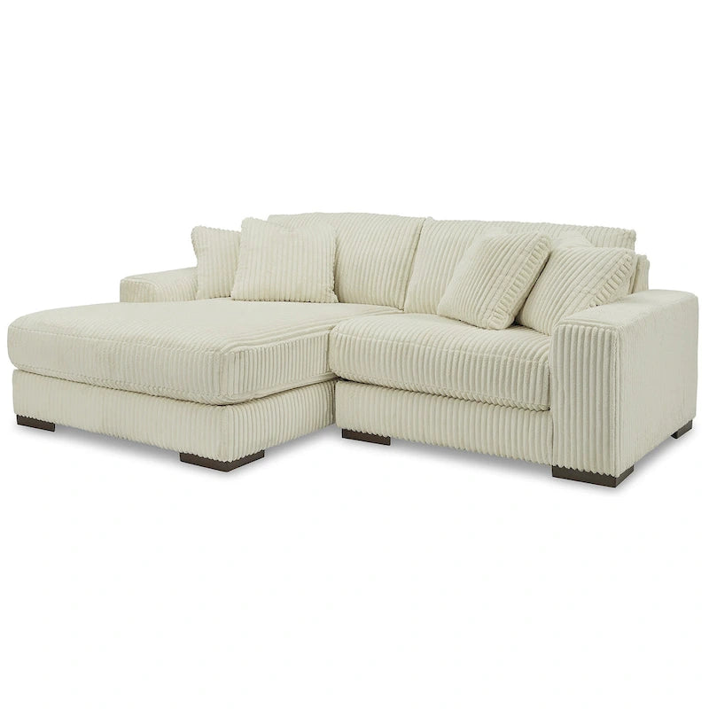 Signature Design by Ashley Lindyn Divano Sezionale a 2 Pezzi con Chaise - 102L x 70P x 38A