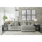 Signature Design by Ashley Lindyn Divano Sezionale a 2 Pezzi con Chaise - 102L x 70P x 38A