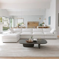 Canapés d'angle pour salon, canapé sectionnel convertible modulaire moderne avec housses de coussin amovibles