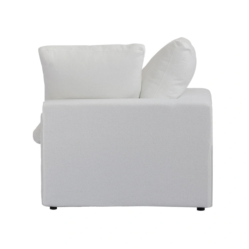 Canapés d'angle pour salon, canapé sectionnel convertible modulaire moderne avec housses de coussin amovibles