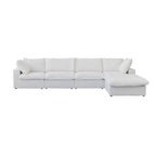 Canapés d'angle pour salon, canapé sectionnel convertible modulaire moderne avec housses de coussin amovibles