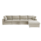 Canapés d'angle pour salon, canapé sectionnel convertible modulaire moderne avec housses de coussin amovibles