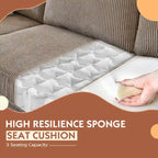 Divano a L con chaise longue reversibile in tessuto di poliestere HOOOWOOO per soggiorno