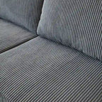 Divano a L con chaise longue reversibile in tessuto di poliestere HOOOWOOO per soggiorno