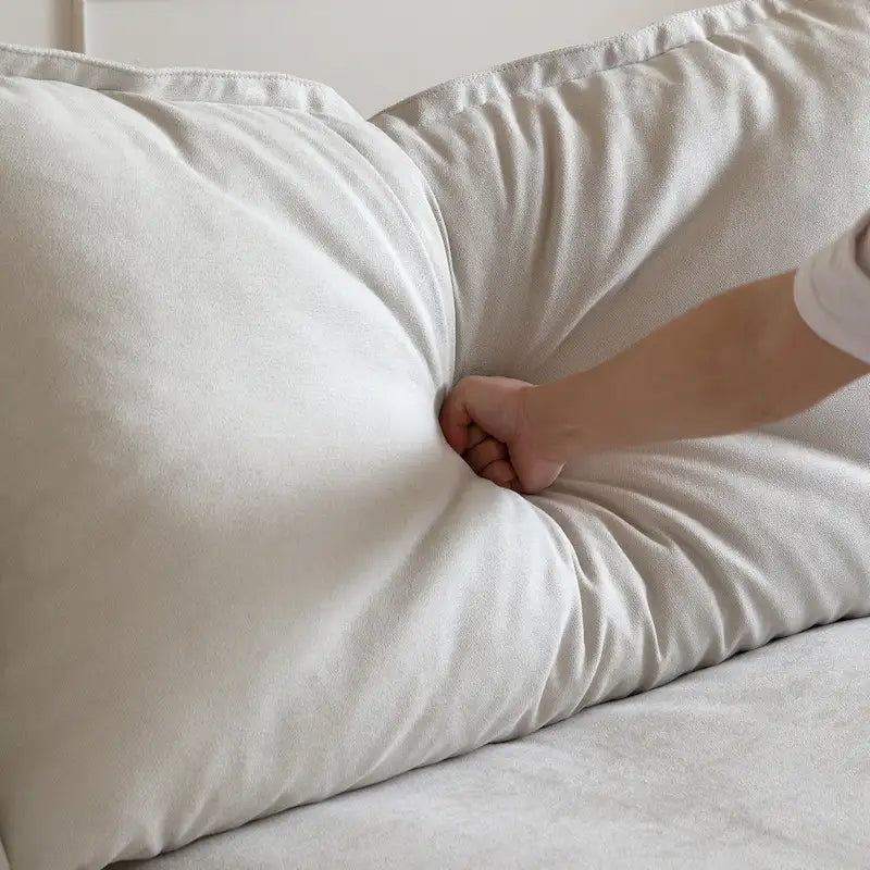 Divano Sezionale a L in Lino Divano Moderno Confortevole