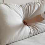 Divano Sezionale a L in Lino Divano Moderno Confortevole