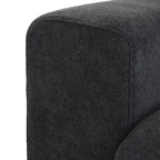 160.6 Divano Sezionale Moderno in Lino Divano Modulare a 4 Posti con Pouf Contenitore per Soggiorno.