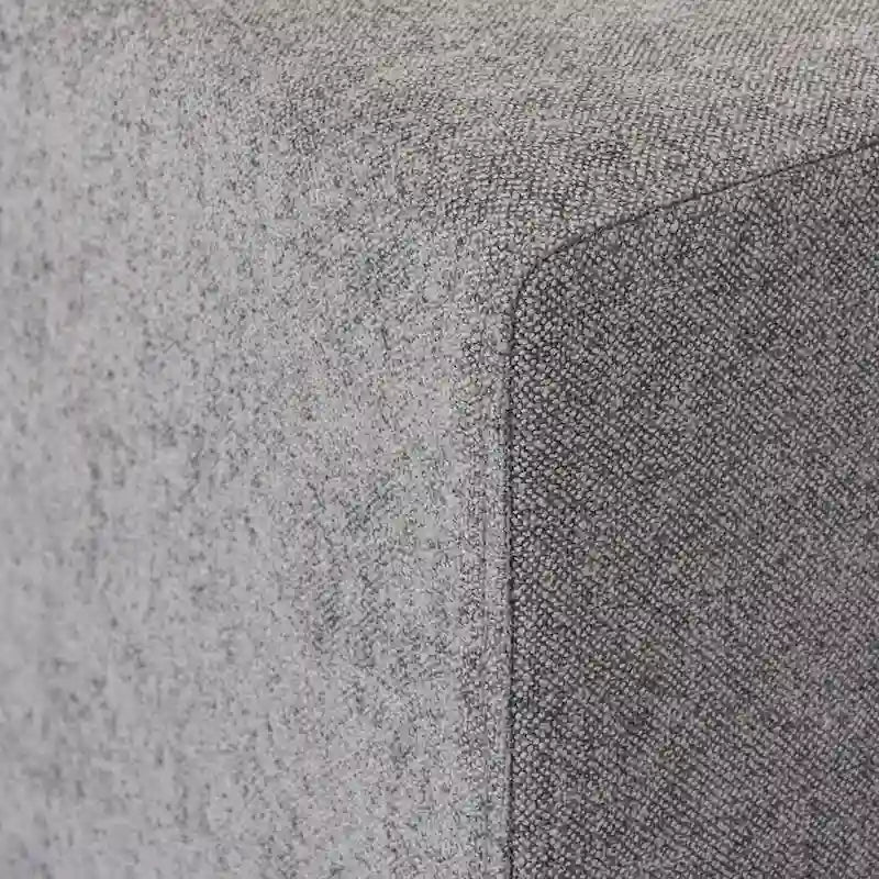 160.6 Divano Sezionale Moderno in Lino Divano Modulare a 4 Posti con Pouf Contenitore per Soggiorno.