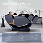 Poltrona Massaggiante con Zero Gravity Totale, Doppio Binario a S e Controllo tramite APP