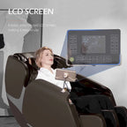 Poltrona Massaggiante con Zero Gravity Totale, Doppio Binario a S e Controllo tramite APP