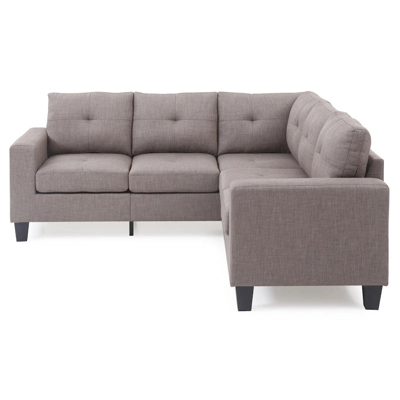 Divano Sezionale in Tessuto Twill Newbury