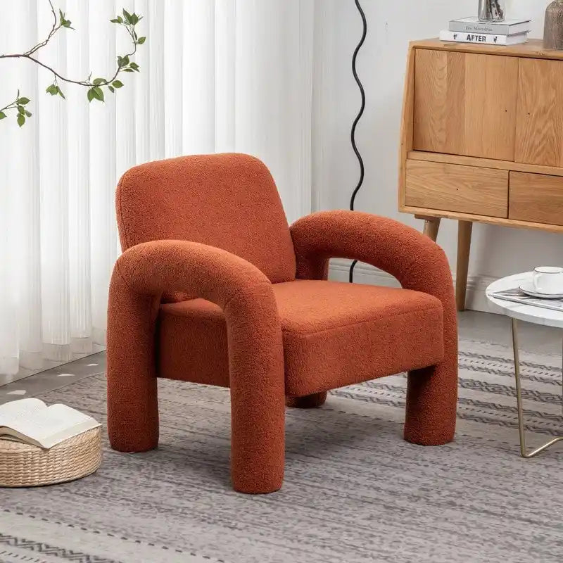 Poltrona di design moderno e unico imbottita per soggiorno