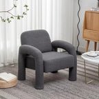 Poltrona di design moderno e unico imbottita per soggiorno