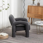 Poltrona di design moderno e unico imbottita per soggiorno