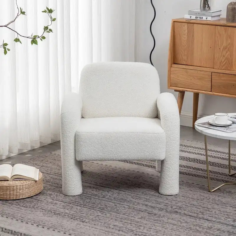Poltrona di design moderno e unico imbottita per soggiorno