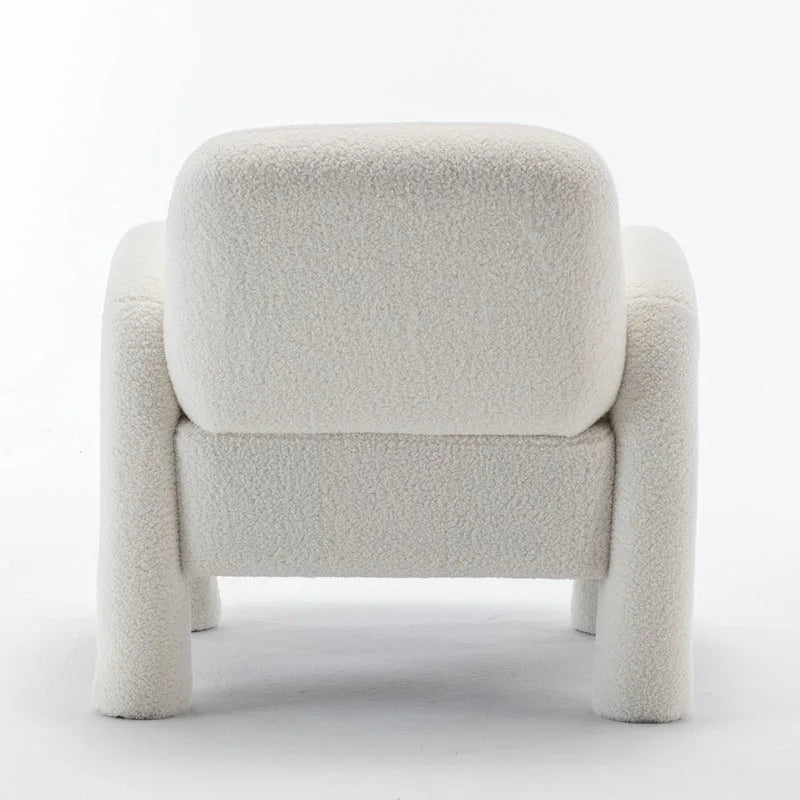 Poltrona di design moderno e unico imbottita per soggiorno