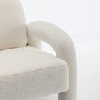 Poltrona di design moderno e unico imbottita per soggiorno