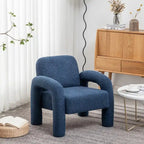 Poltrona di design moderno e unico imbottita per soggiorno