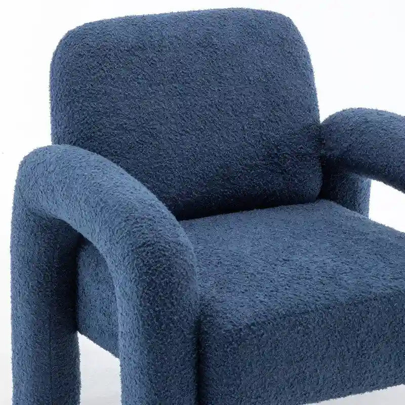 Poltrona di design moderno e unico imbottita per soggiorno