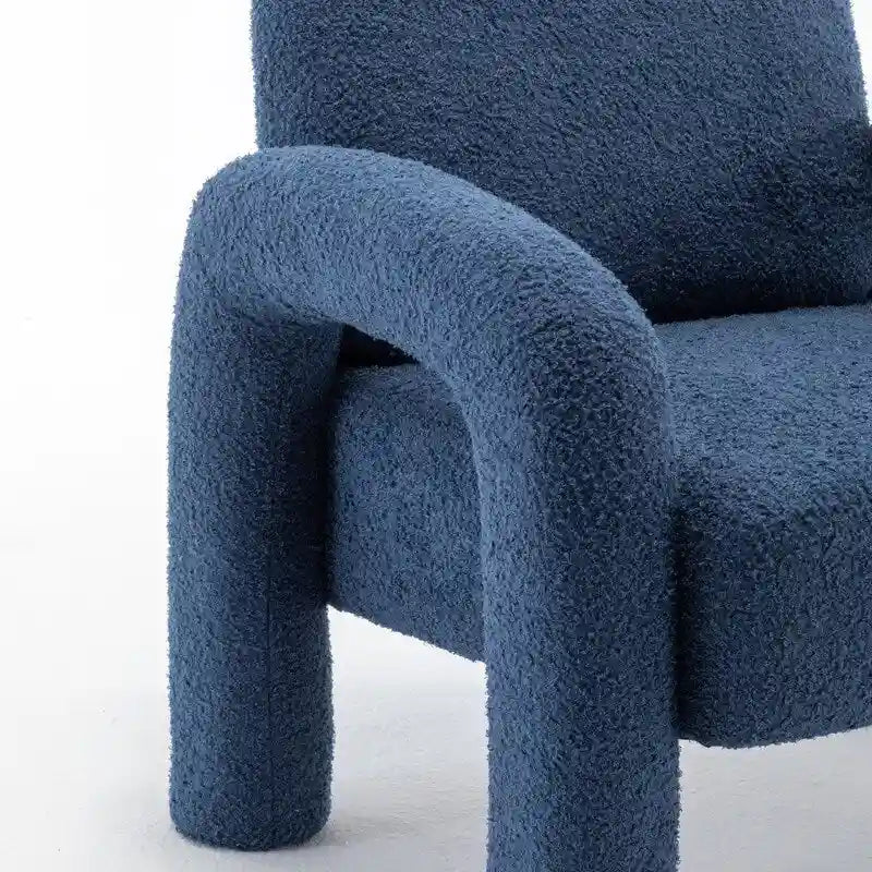 Poltrona di design moderno e unico imbottita per soggiorno