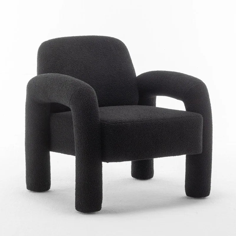 Poltrona di design moderno e unico imbottita per soggiorno