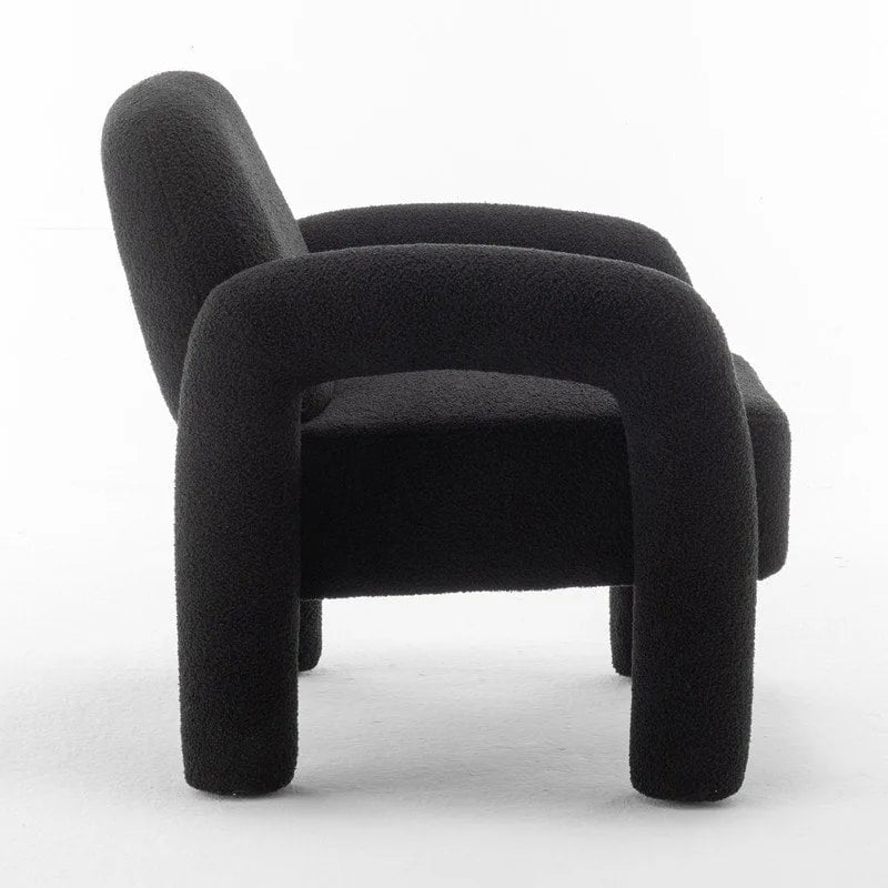 Poltrona di design moderno e unico imbottita per soggiorno